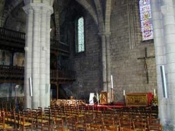Interior of the Basilica of St-Saveur.