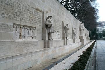 View along the Reformation Wall.