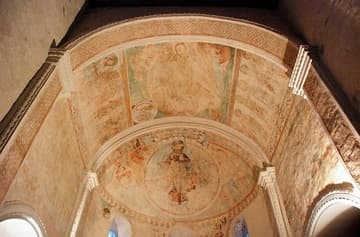 Frescoes in the apse.