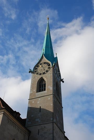 Slender tower of the Fraum&uuml;nster.