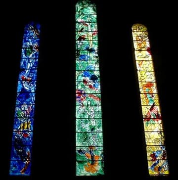 The Chagall windows.