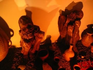 Inca mummies in the Museo Inka.