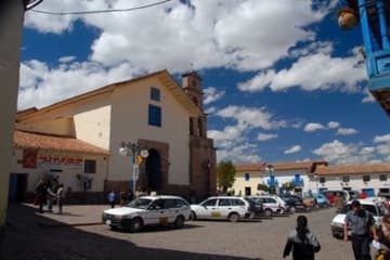 Front of San Blas Church.