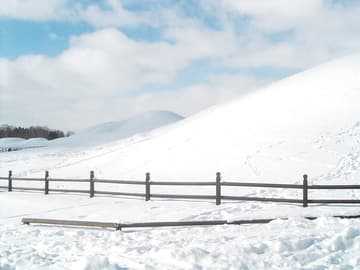 Royal Mounds in the snow, early March.