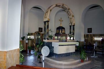 Interior of the Church of the Beatitudes.