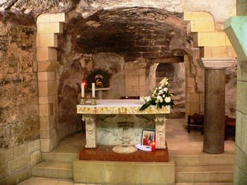 The Grotto of the Annunciation.