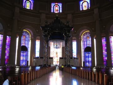 Interior of the basilica.