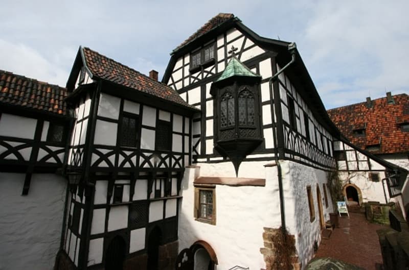 General view of Wartburg Castle.