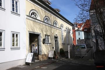 Classical south exterior of the Kleine Synagoge (Small Synagogue), 1840, Erfurt, Germany.