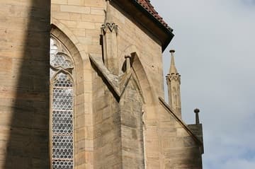 Exterior detail of the choir.