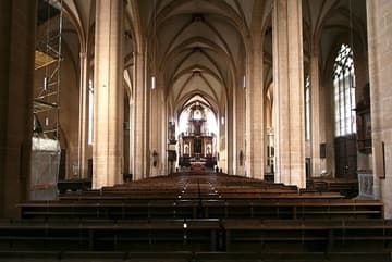 Nave looking east.