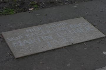 Detail of plaque.