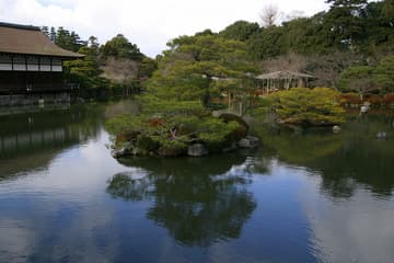 The main buildings of Heian Shrine in Kyoto.