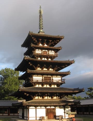 Entrance to Yakashiji, a World Heritage Site.