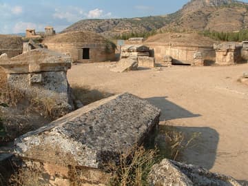 The necropolis of Hierapolis.