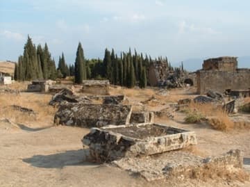 Another section of the necropolis at Hierapolis.