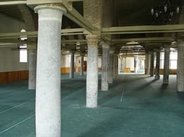 Interior of the mosque.