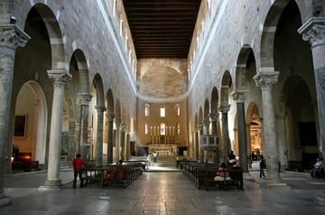 Nave looking west to the apse.