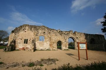 Ruins of St Oswald's Priory in Gloucester. Related pages:
