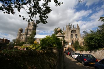 View of Ely Cathedral from the south.