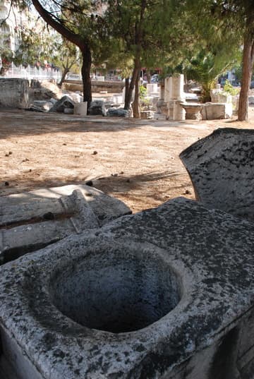 In the grounds of the basilica in Thyatira (Akhisar).