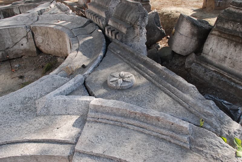 In the grounds of the basilica in Thyatira (Akhisar).