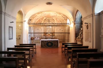 Chapel of St. Helen, an extension of the palace of its namesake from the 4th century. Basilica di Santa Croce in Gerusalemme, Rome, Italy.