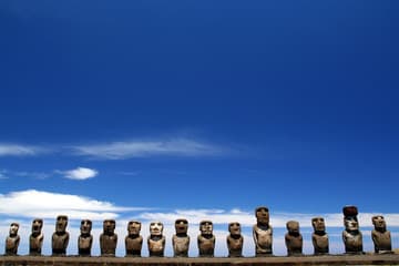 Moai at Ahu Tongariki.