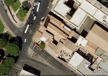 Aerial view of Santa Maria in Cosmedin.