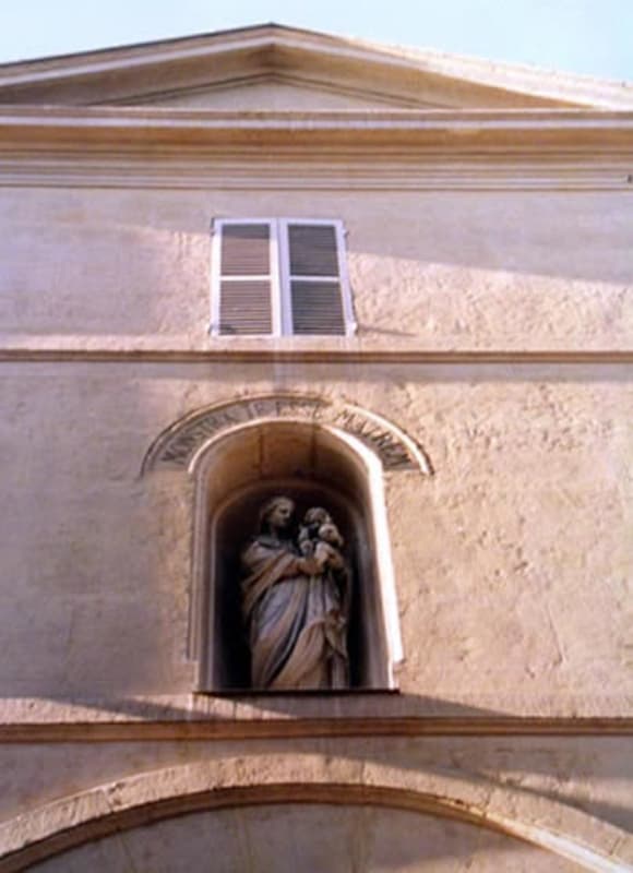 Chapel facade.