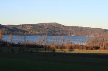 Maria Laach Abbey stands on the shores of the beautiful Laacher See.
