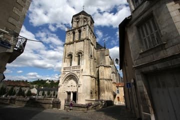 Exterior of Sainte-Radegonde Church, Poitiers.