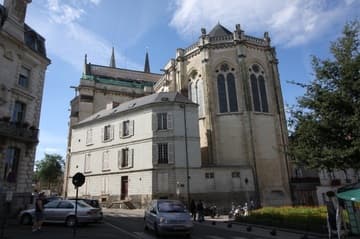 East apse of Angers Cathedral.