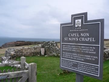 St. Non's Chapel, a Welsh historic monument in St Davids.