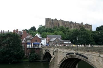 View of Durham Castle from across the River Wear.