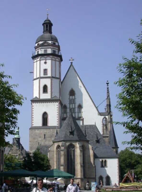 The Thomaskirche in Leipzig: Luther and Bach were here.