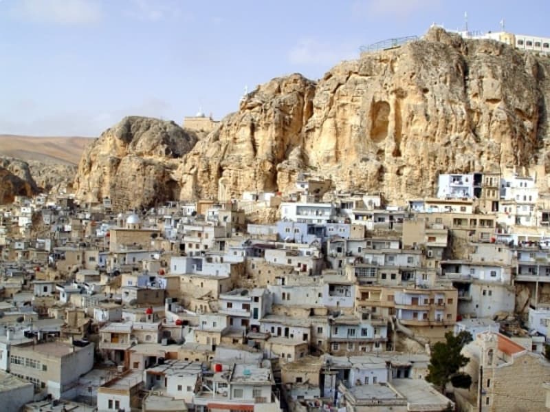 The hillside village of Maalula.