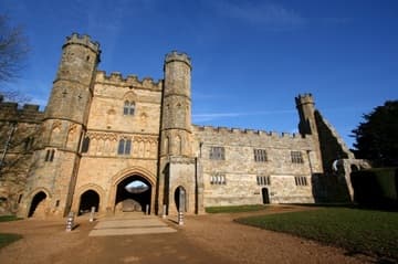 The Great Gatehouse of Battle Abbey in East Sussex.