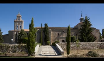 St Teresa of Ávila entered this Carmelite convent, just outside the walls of the city of her birth, in 1535. She lived here almost 30 years. This south elevation shows the church on the right, and part of the convent on the left.