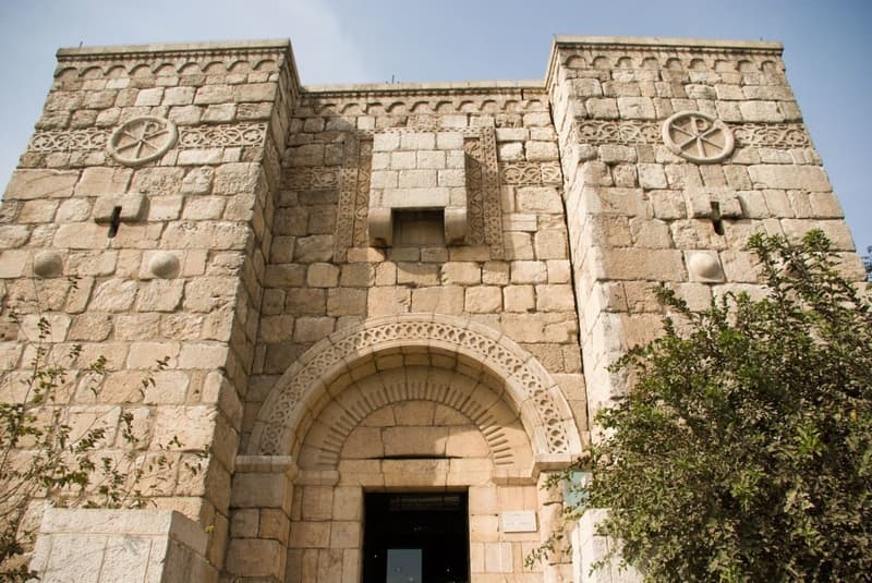 Exterior of Chapel of St. Paul, built where Paul was lowered from the gates of Damascus while escaping.